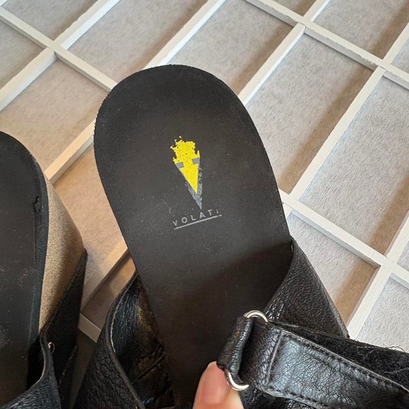 Black Dark Glam‎ Vamp Romantic Gothy Whimsygoth Platform Wedge Sandals size 10 - Picture 3 of 8